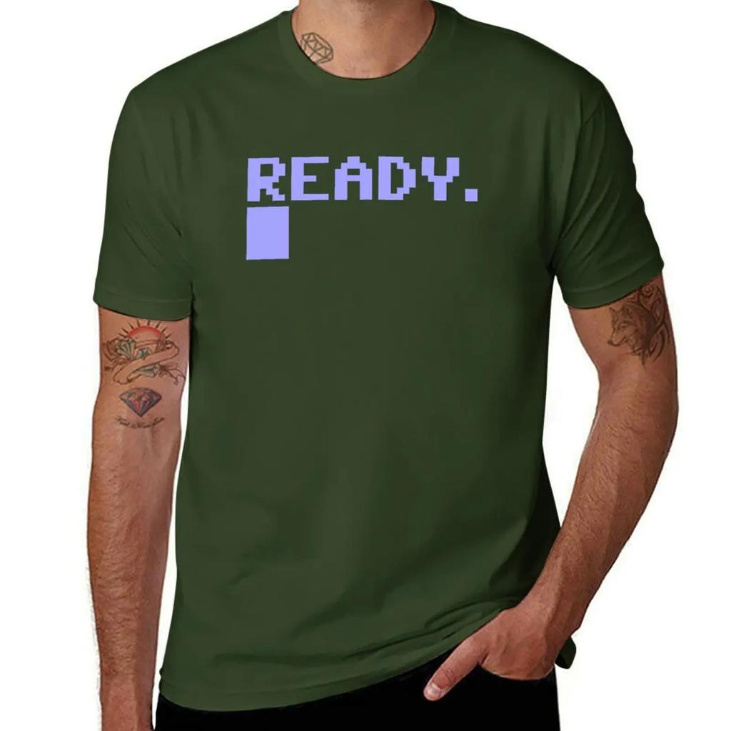 Commodore C64 Ready T-Shirt aesthetic clothes tops workout shirt