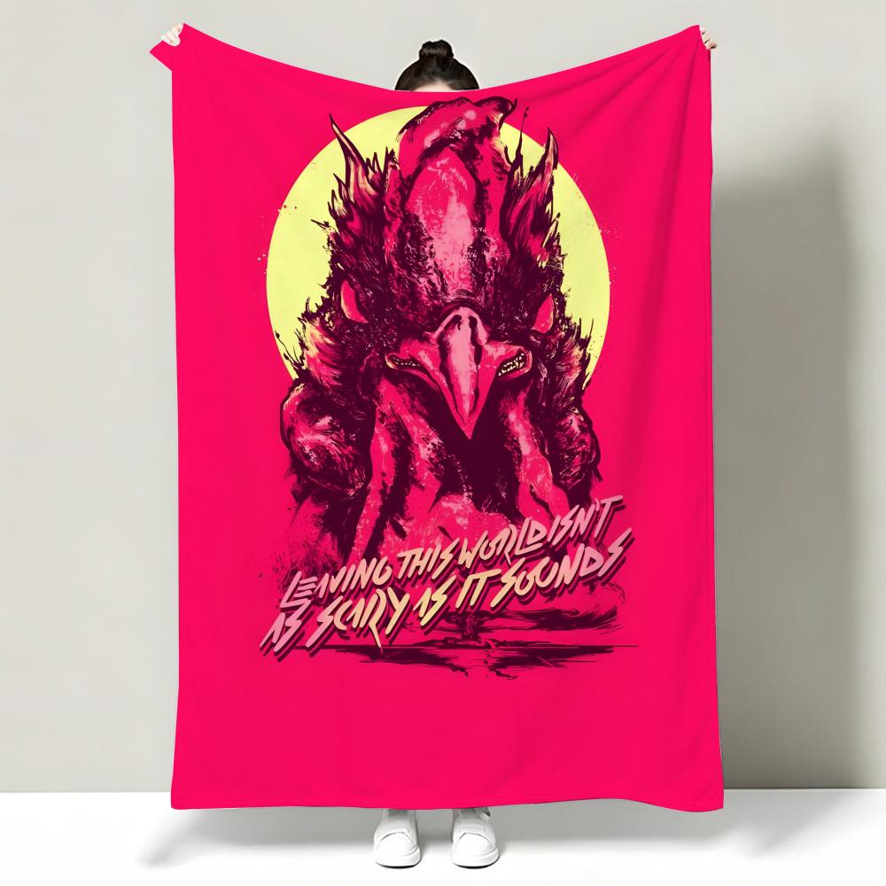 Game HHotline MMiami Throw Soft Warm Flannel Throw Blanket Multiuse for Sofa Bed Office Nap