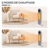 Oscillating Ceramic Tower Heater, 2000W, Remote Control, 15-40°C
