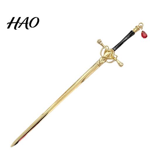 Lady Hairpin Ladies Ancient Sword Bright Luster Plating Smooth Wedding Hair Stick Surface Chinese Anti Fall Accessories