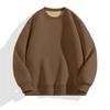 Men's Lambswool Plus Velvet Thickened Winter Hoodie, Warm Round Neck Top