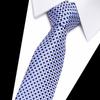 Men's Gold Twill Silk Polyester Tie - 7.5cm, Formal Wedding Accessory
