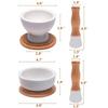 Ginger Spice Grinder Manual Crusher Pepper Masher Mortar Grinding Tools Pestle