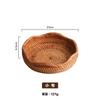 Furnace Brewed Tea Rattan Retro Handmade Rattan Tray Woven Fruit Plate Bread Basket Living Room Household Snack Basket