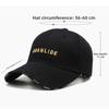 New Adjustable Baseball Cap Breathable Soft Top Peaked Cap Embroidered Design Wide Brim Cap for Spring Summer Season