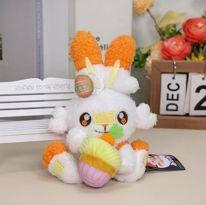 

Monsters Scorbunny Pocket Plush Toy Cartoon Stuffed Animal Doll Easter Gift