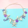 New Trendy European and American Accessories Beach Chain Conch Starfish Shell Necklaces Sweater Chain Collar Chain