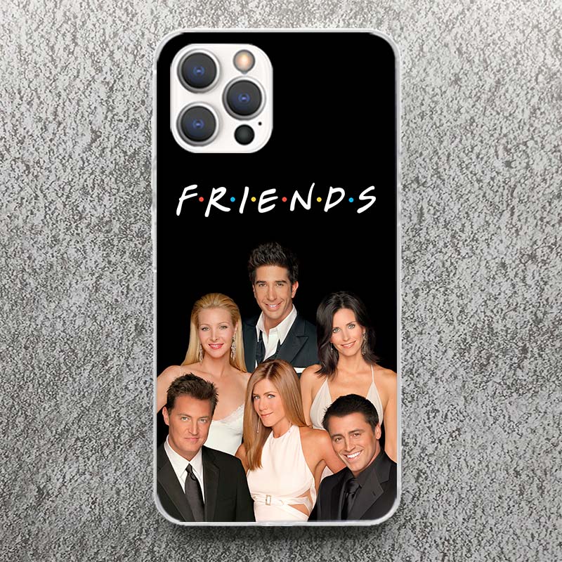 Friends Tv Show Funny Family Print Soft Case for iPhone 17 Air 16 16E 15 14 Plus 13 Mini 12 11 Pro Max Phone Shell SE 7 8 Patter