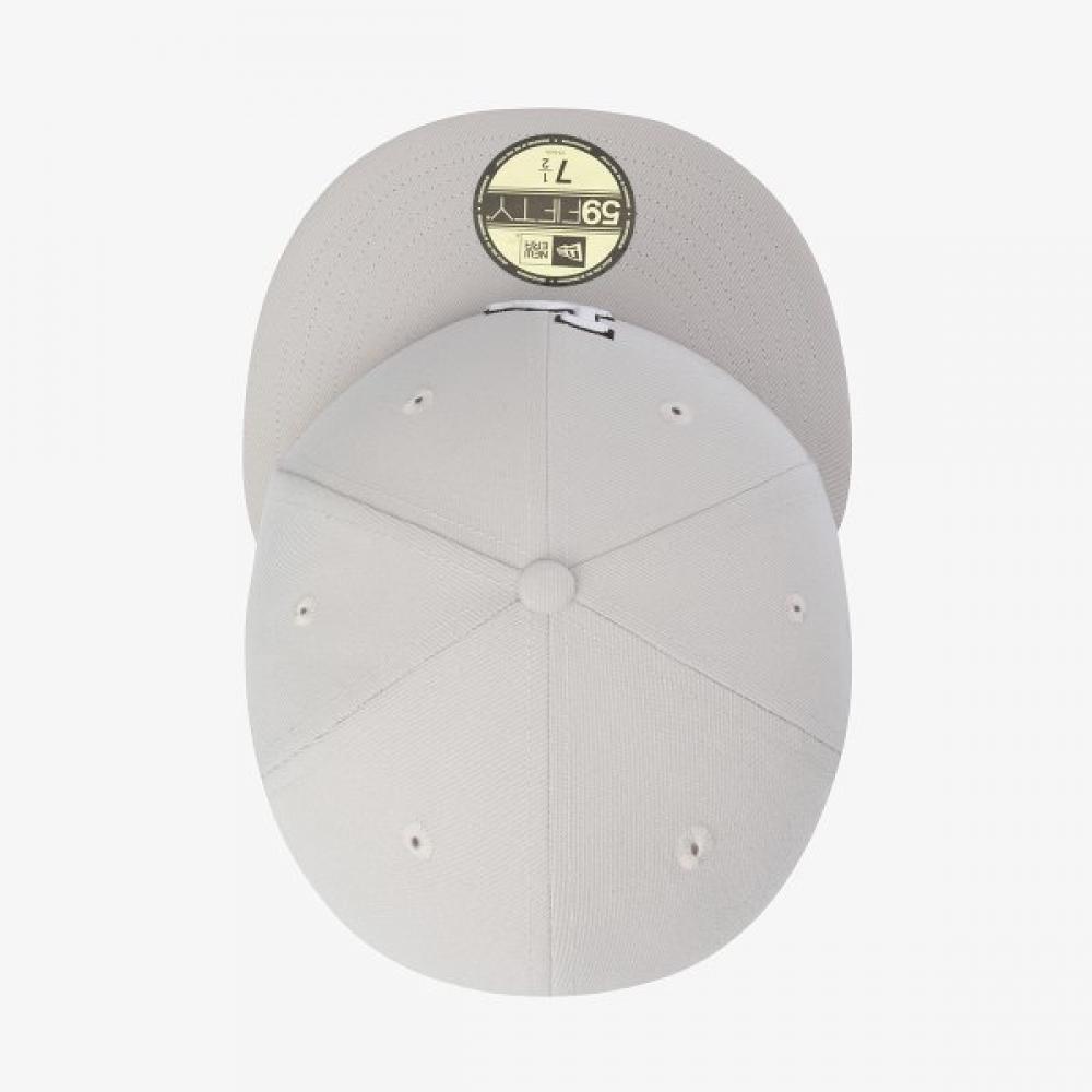 New Era Mlb La Dodgers Fitted Cap Outline Stone