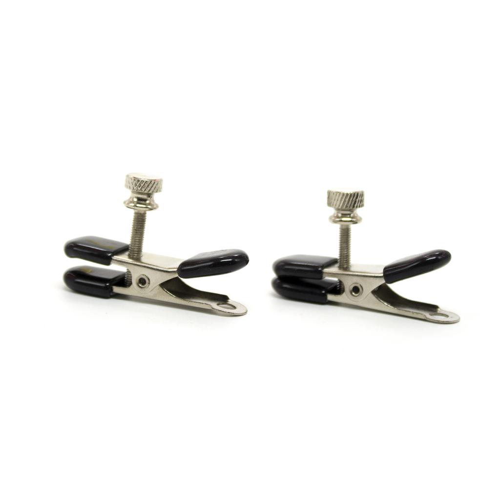 1 Pair Black Nipple Breast Clamps Clips Jewellery Bust Massager Stimulate Sex Toy Flirt Adult Product Nipple Toy Sucking