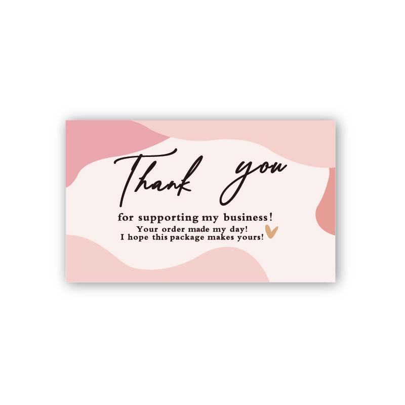 Simple Laser-Engraved Thank You Cards - 30 Pack