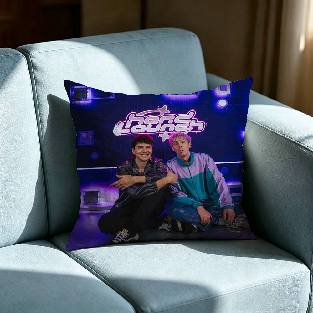 Dan and Phil Pillow cover Soft Microfiber Pillowcase Home Sofa Decor Surprise Decorative printed.
