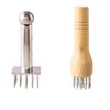 Stainless Steel Meat Tenderizer Tool - Piercing Hammer for Steak, Pork, and Pork Belly