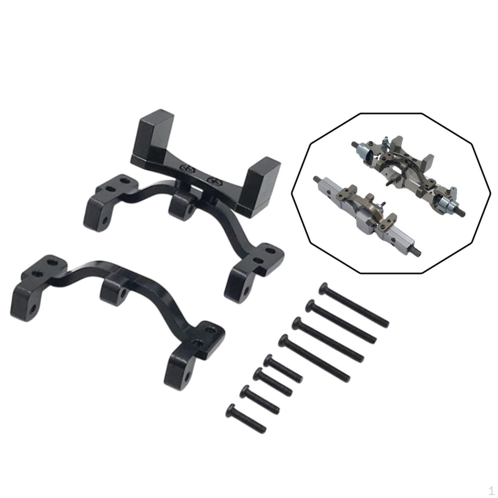 

Metal Pull Rod Servo Mount Set Fixed Lightweight Vehicle Portable Replacement 1:16 Scale RC срібний