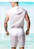 Desmiit Men's Summer Sleeveless Sun Protection Beach Jumpsuit - T9002