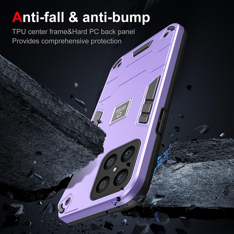 For Honor X8 X8A X8B Magnetic Shockproof Armor Matte Case For Honor X8A For Honor X8B Soft Silicone Bumper Hard PC Cover