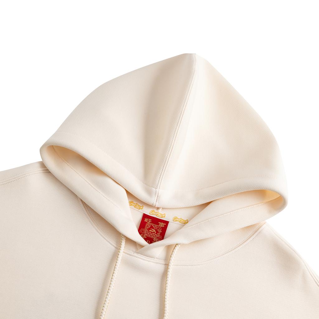 Anta Good Things Happen Mens Hooded Sweatshirt Spring 2026 Men Tops Milk-Salt-White 152618731-4