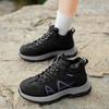 Autumn and winter new outdoor sports shoes large size rubber sole high top wear-resistant mountaineering casual warm velvet women's shoes