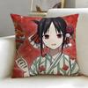 anime Kaguya-sama Love Is War Cushion Cover Soft & Easy-Wash Pillow Case – Versatile for Couch, Bed, Travel and Office