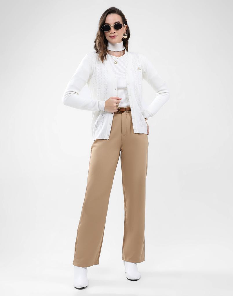 Monte Carlo Women's V Neck Full Sleeve Cardigan