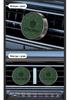 Car Air Vent Aroma Diffuser: Crown Design Perfume Ornament for Interior Modification