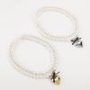 Women European Sweet Ins Style Ribbon Bow Love Pearl Necklace For Women Minimalist Design Layered Clavicle Necklace