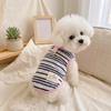 Thin Breathable Dog Cooling Vest Lace Skirt Pet T-shirt Cartoon Print Pet Lace Skirt for Puppy Cat