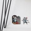 Cartoon Mouse Hole Wall Sticker Realistic Wall Decals For Living Room Kindergarten Bedroom Kids Room Wall Decor