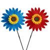Molinos de Viento de Girasol Giratorios Para Jardín del Hogar Bricolaje Niños Actividades al Aire Libre Molinetes de Exhibición Juguetes