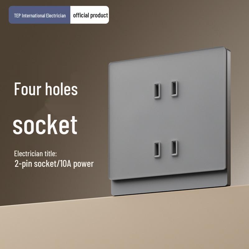 Ultra-Thin Dual Control Smart Switch with Bluetooth, WiFi 2.0, Voice & Mobile App Connectivity, Compatible with Mijia