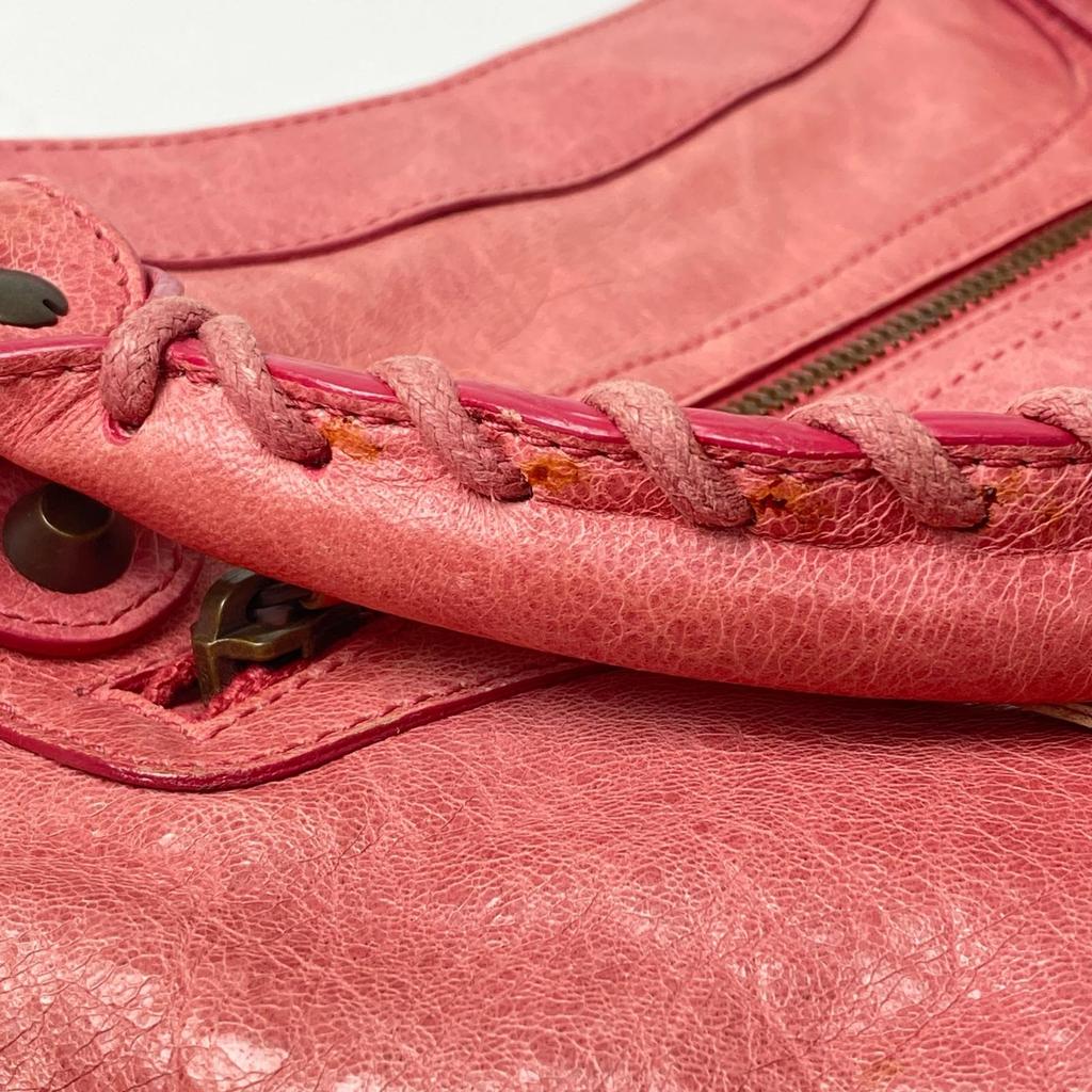 Used BALENCIAGAShoulder Bag pink leather Women