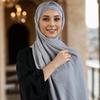 Nuovi Hijab Scialli in Chiffon con Diamanti Sciarpe Musulmane da Donna Copricapo con Strass Fasce Turbante Abbigliamento Islamico Bandana Liscia Bufandas
