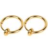 Spring Nose Septum Ring Earrings Two False Clips Non-Perforated Jewelry For Men And Women