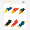 Jouets Poulet Hurlant en Latex Amusant Résistant aux Morsures Jeu Interactif Jouets Squeaky pour Chien Grincement pour le Broyage des Dents Jouet Sûr pour Animaux de Compagnie pour Chiens