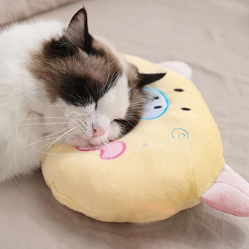 1PC Pet Dog Sleeping Pillow,Cute Little Pig Patter Pet Pillows Cervical Spine Protection Sleeping Pillows For Dogs And Cats