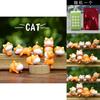 Cute Cat Plush Toy Pvc Blind Box Animal Figurine For Car And Home Decor