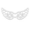 Asas de Anjo Brancas Base de MDF Macramê Scrapbooking Decoupage Presente
