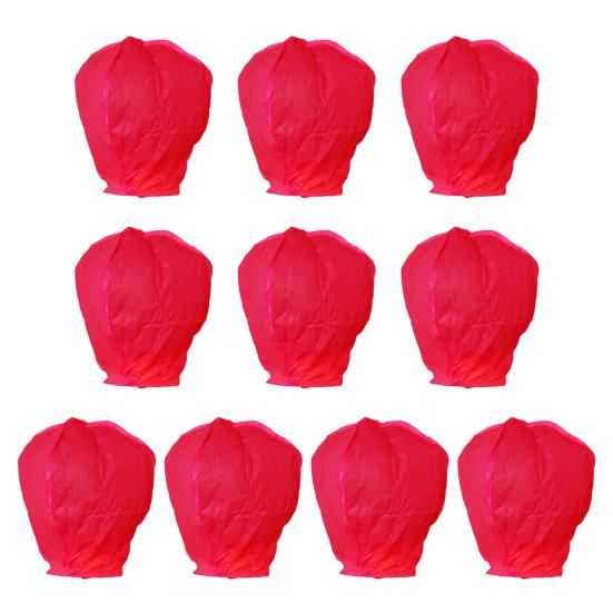Yousheng 10 Pcs Paper Lanterns Large Chinese Lanterns To Write Messages Miniature Hot Air Balloons for Outdoor Events Celebrations