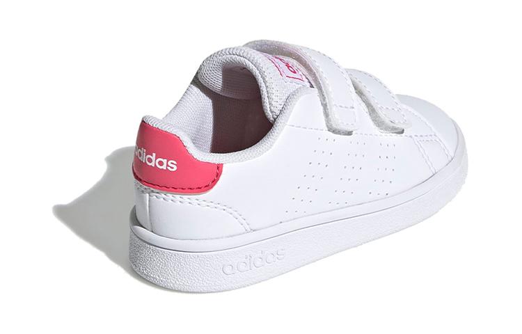 Adidas Advantage Cow Leather Low top Toddler Shoes White Infant And Toddler EF0300