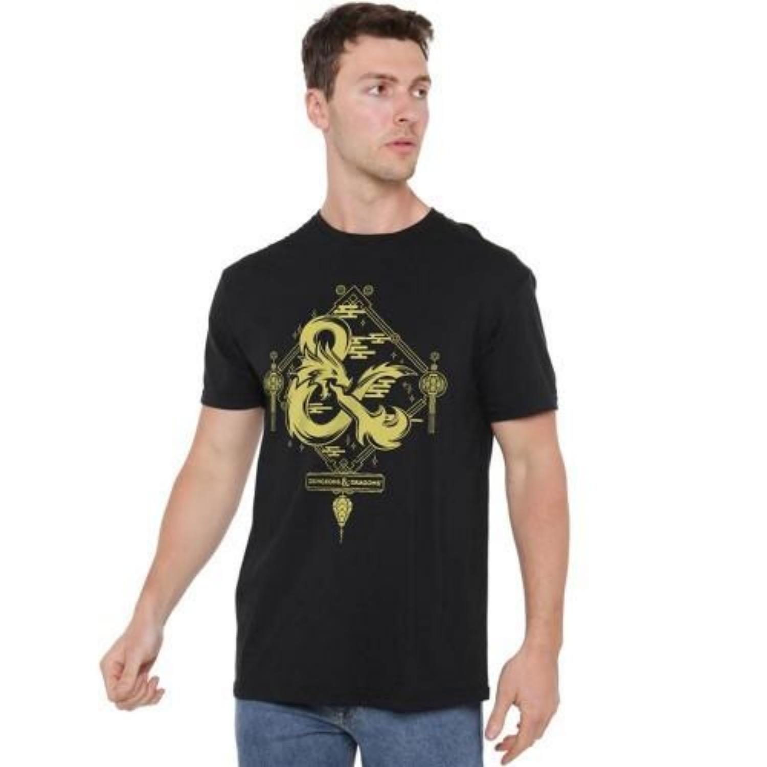 Dungeons & Dragons Mens Year Of The Dragon Logo T-Shirt XXXXL