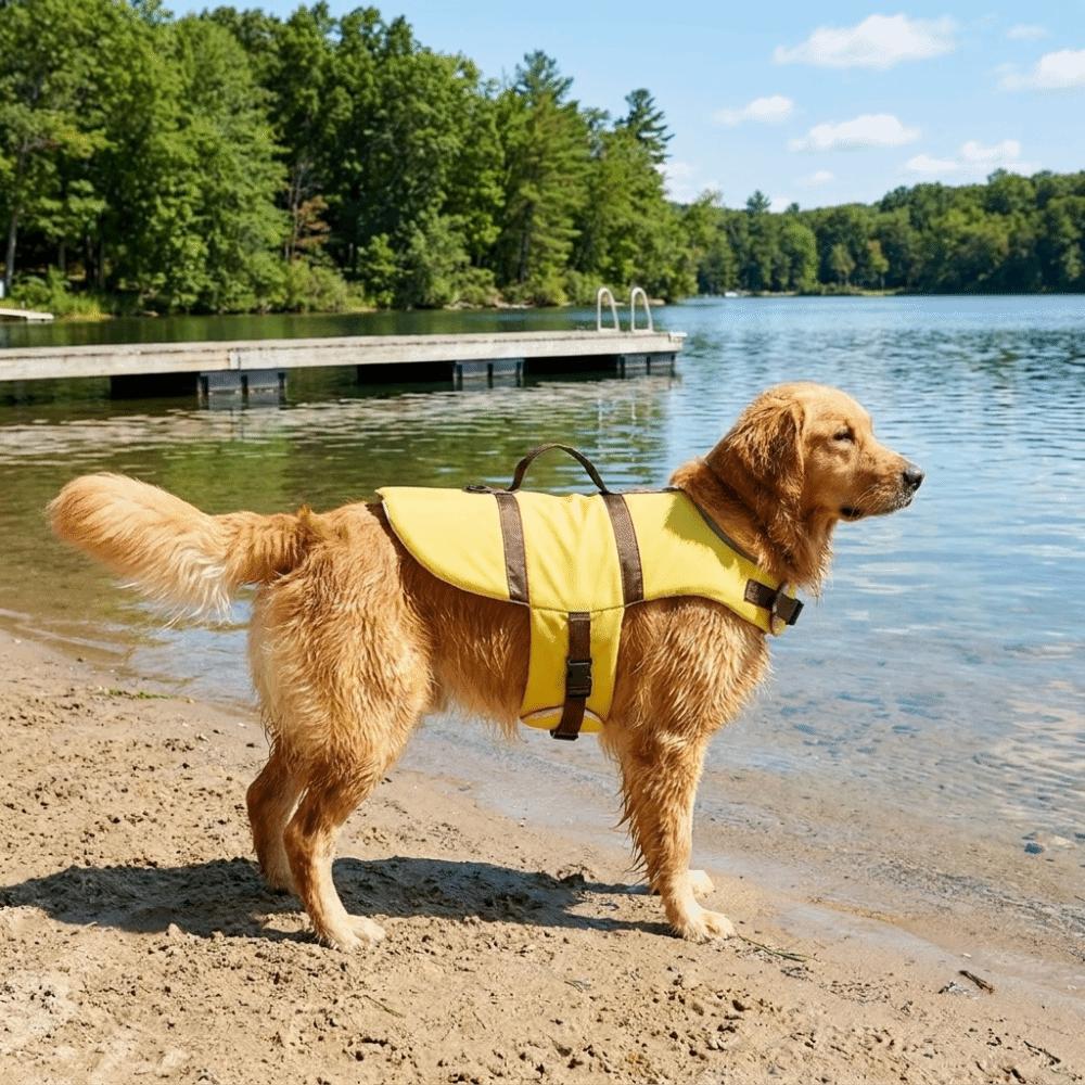 High Flotation Pet Life Vest Adjustable Pet Surfing Costume Dog Life Jacket Swimming