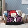 Tendou Shiratorizawa Haikyuu Blanket Coral Fleece Plush Textile Decor   Throw Blanket for Home Travel Bedding Throws