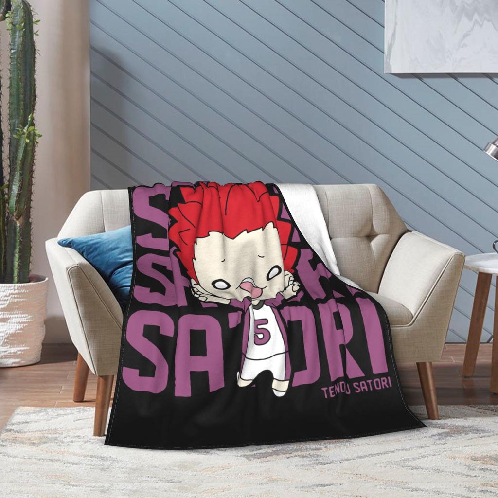 Tendou Shiratorizawa Haikyuu Blanket Coral Fleece Plush Textile Decor   Throw Blanket for Home Travel Bedding Throws