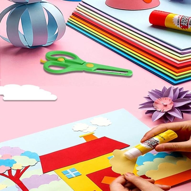 A4 High Quality Colored Cardstock 70 Colors 70 Sheets Total Wood Pulp Handmade Craft Colored Paper Artistic Drawing Paper