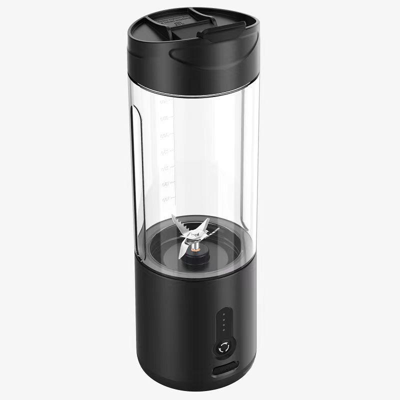 Wireless Charging Portable Mini Juicer Cup - USB Travel Electric Juicer чёрный
