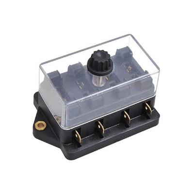 Beatifufu 1pc Atc Ato Fuse Box 4-Way Circuit Fuse Holder Fuse Box Fuse Holder