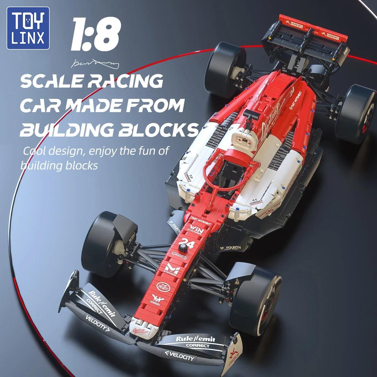 

Non-Toxic Toylinx 1768-Pieces Diy Racing Car Building Block Model Set Made Of High-Quality Abs Suitable For Valentine S Day/Birthday Gifts