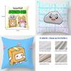 Lankybox Decorative Soft Pillow Case Cushion Cover For Comfortable Car Travel