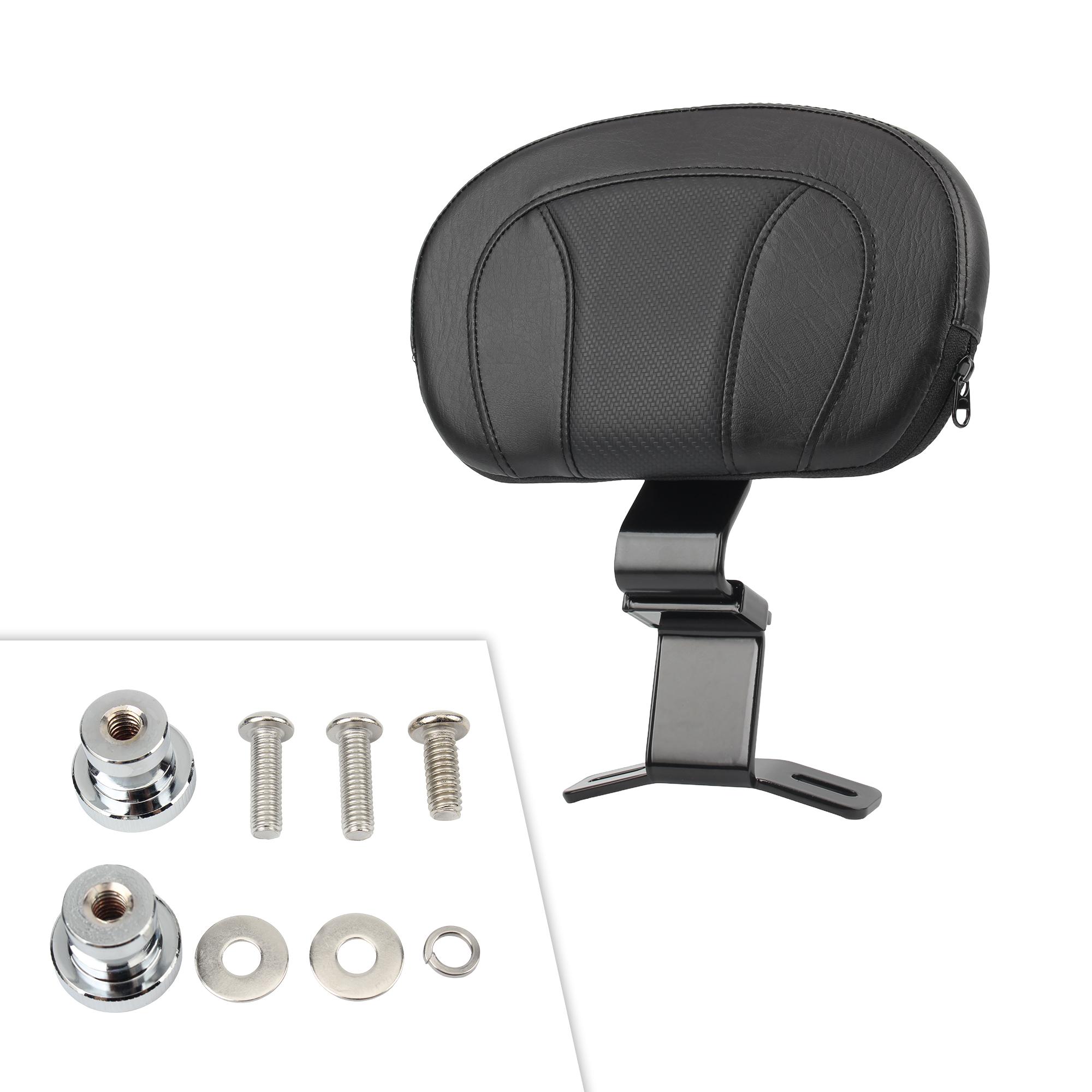 

Motorcycle Cushion Leather Driver Rider Backrest Seat Back Rest For Harley Touring CVO Street Glide Electra Road King 2009-2025