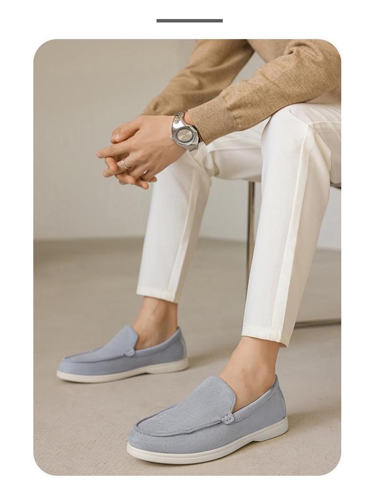 2025 Men's Summer Korean Style Casual Canvas Loafers - Soft Sole for Youth